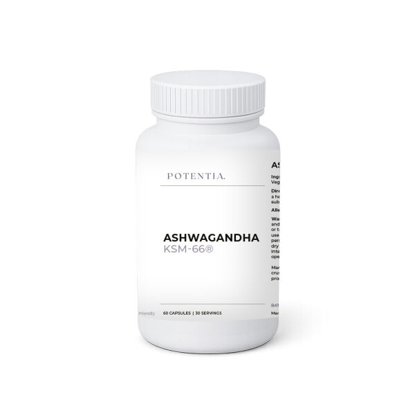 Potentia  - Ashwagandha KSM-66® 60 capsules Thumbnail